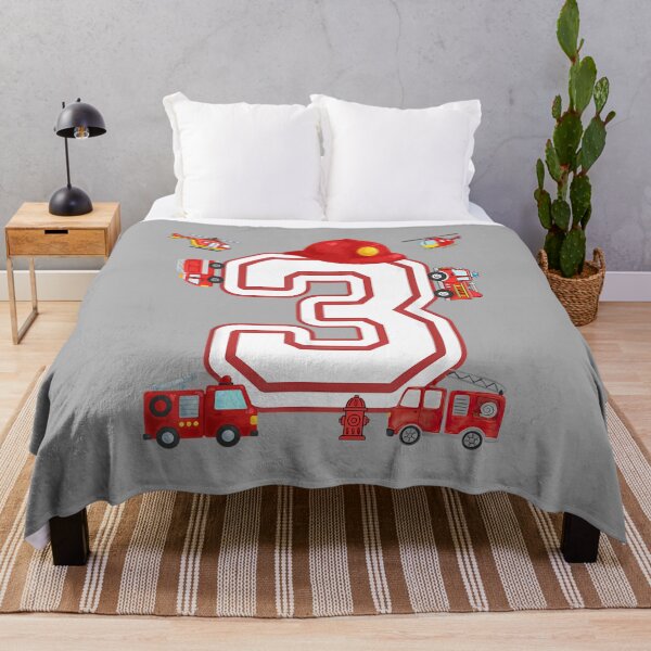 Item preview, Fire Truck 3rd Birthday 3 designed and sold by ArleneRowe.