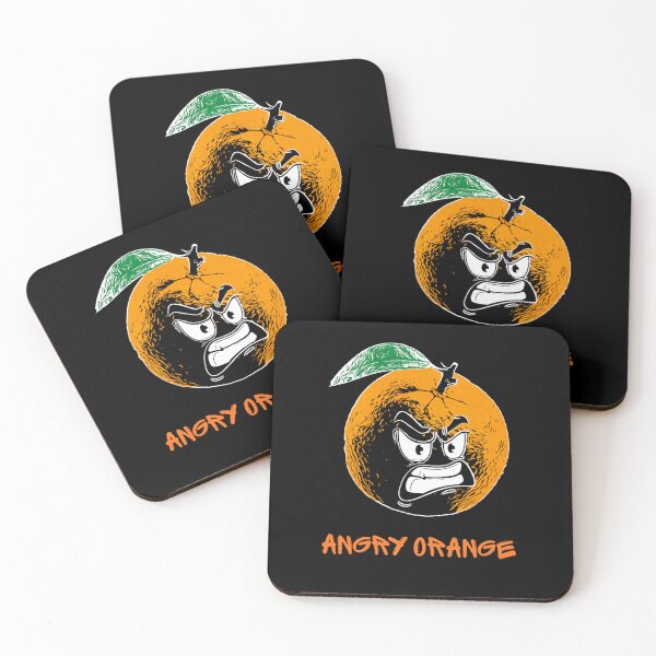 Item preview, Angry Orange Angry Fruit designed and sold by StencilMenace.