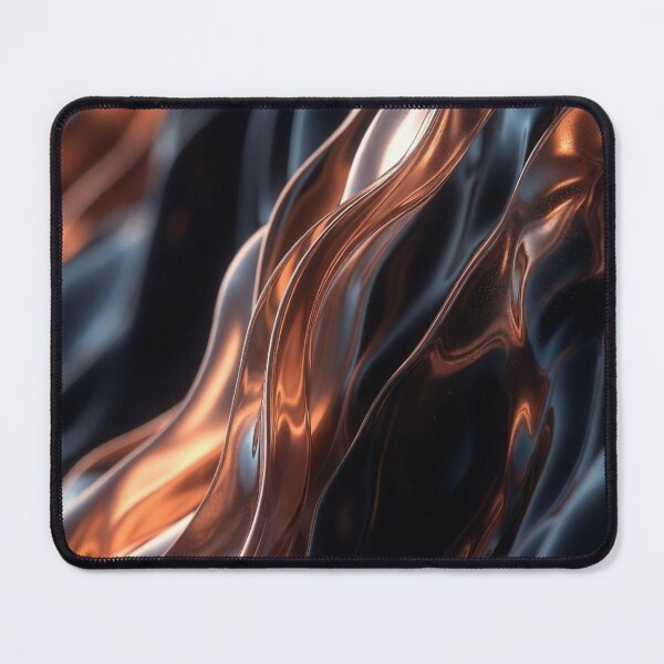 Item preview, Dark Background with Copper Fluid Swirls designed and sold by IntelliMindDesigns.