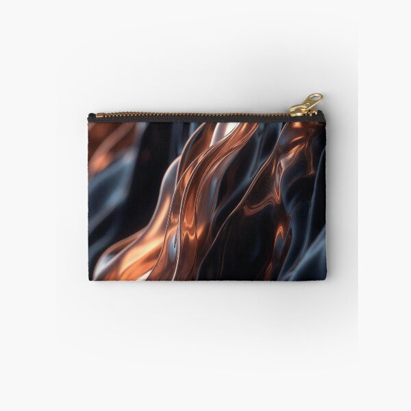 Item preview, Dark Background with Copper Fluid Swirls designed and sold by IntelliMindDesigns.