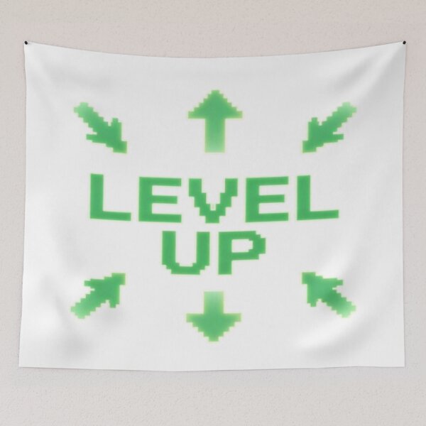 Item preview, Level Up – Retro Gaming Progress Design designed and sold by Cristhian Almanza.
