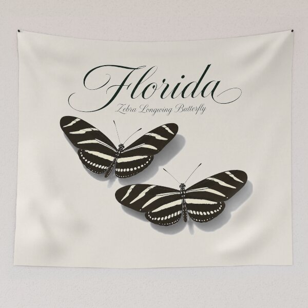Item preview, Florida Zebra Longwing Butterfly designed and sold by The-Drip-Studio.