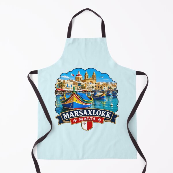 Item preview, Marsaxlokk, Malta - Fishing Harbor designed and sold by Myra365Art.