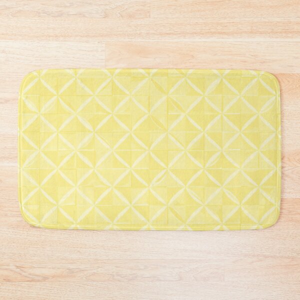 Item preview, Light Canary Yellow Abstract Geometric Design designed and sold by burbankdesigns.