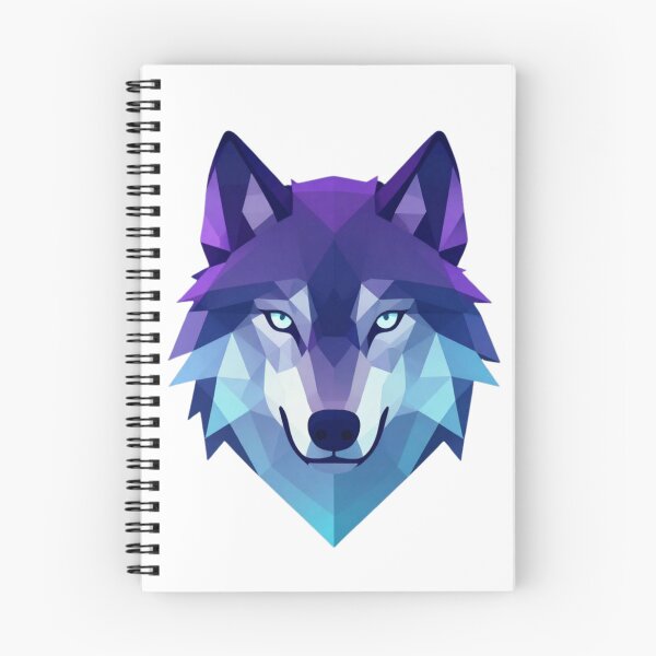 Item preview, Geometric Wolf – Neon Polygon Art designed and sold by funny things random.