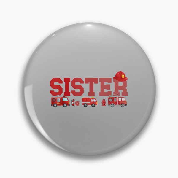 Item preview, Fire Truck Sister Firefighter Birthday designed and sold by ArleneRowe.