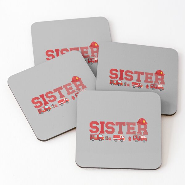 Item preview, Fire Truck Sister Firefighter Birthday designed and sold by ArleneRowe.
