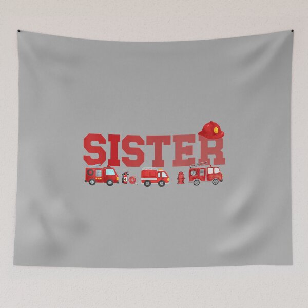 Item preview, Fire Truck Sister Firefighter Birthday designed and sold by ArleneRowe.