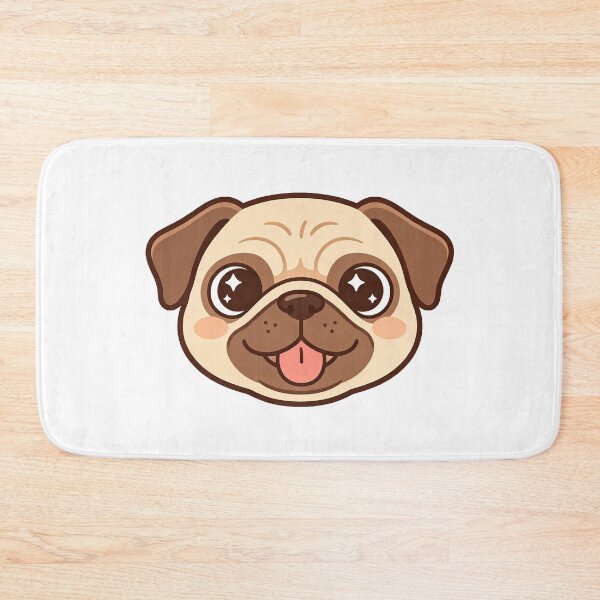 Item preview, Cute Pug Puppy Face designed and sold by MarlonOspinaStore.