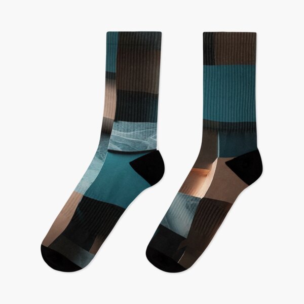Item preview, Stacked 3D Cubes in Teal Copper Tones designed and sold by IntelliMindDesigns.