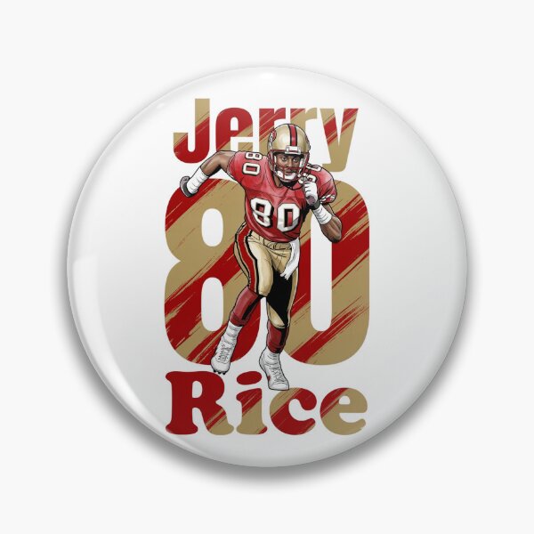 Item preview, Jerry Rice 80 Retro San Francisco Football Art designed and sold by Thogan0416.