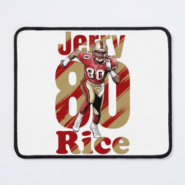 Item preview, Jerry Rice 80 Retro San Francisco Football Art designed and sold by Thogan0416.