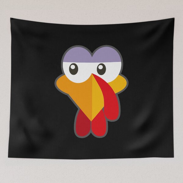 Item preview, Turkey Face Crazy Eyes Halloween and Thanksgiving designed and sold by SassyYetClassy.