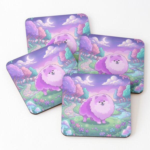 Item preview, Fluffy Lavender Pomeranian Dreamscape designed and sold by AirCrayons27.