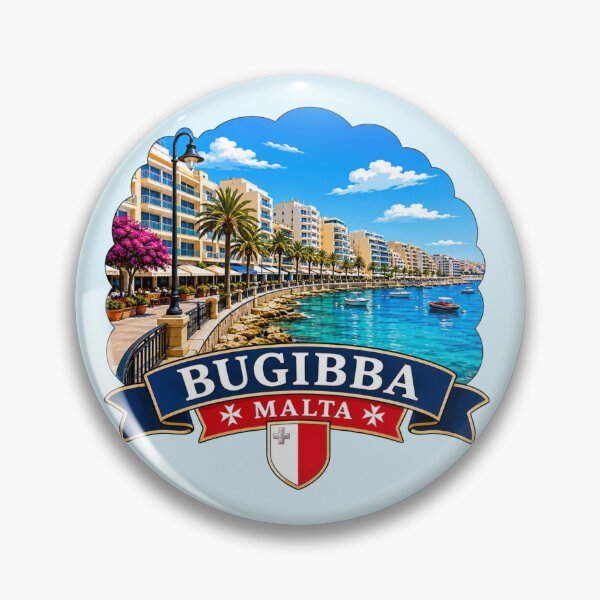 Item preview, Bugibba, Malta - Mediterranean Waterfront designed and sold by Myra365Art.
