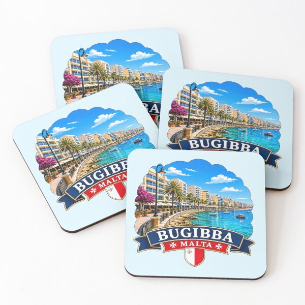 Item preview, Bugibba, Malta - Mediterranean Waterfront designed and sold by Myra365Art.