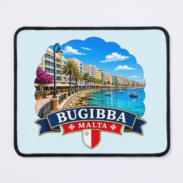 Item preview, Bugibba, Malta - Mediterranean Waterfront designed and sold by Myra365Art.