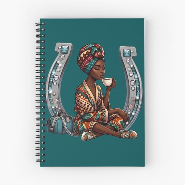 Item preview, Melody in Motion- Coffee Break Melanin Queen Art  designed and sold by digitalbob60.