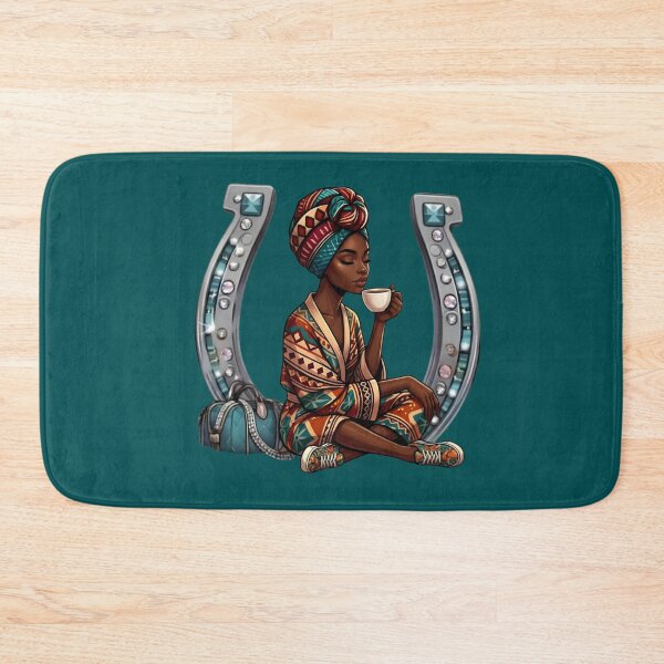 Item preview, Melody in Motion- Coffee Break Melanin Queen Art  designed and sold by digitalbob60.