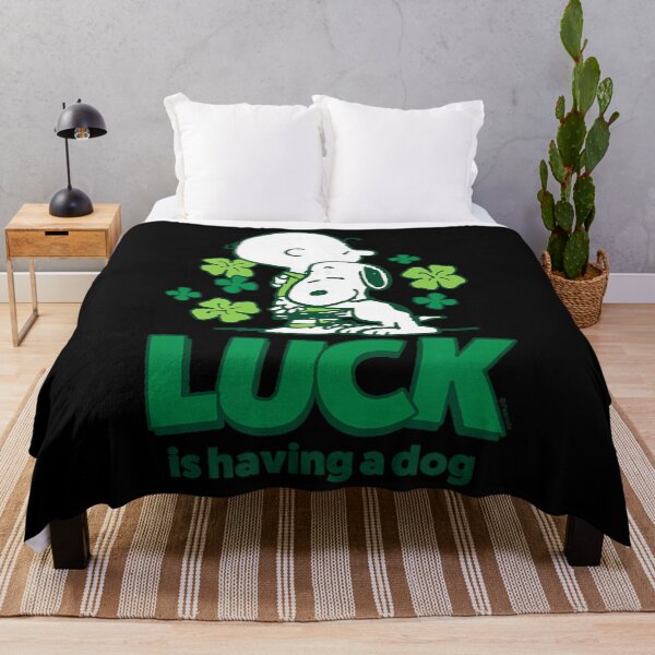 Item preview, Charlie and Snoopy St. Patrick's Day Lucky Hug  designed and sold by VincentMoore96.