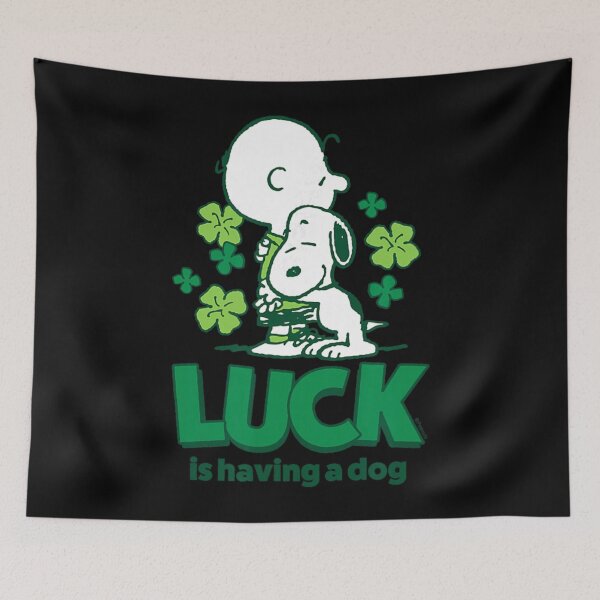 Item preview, Charlie and Snoopy St. Patrick's Day Lucky Hug  designed and sold by VincentMoore96.