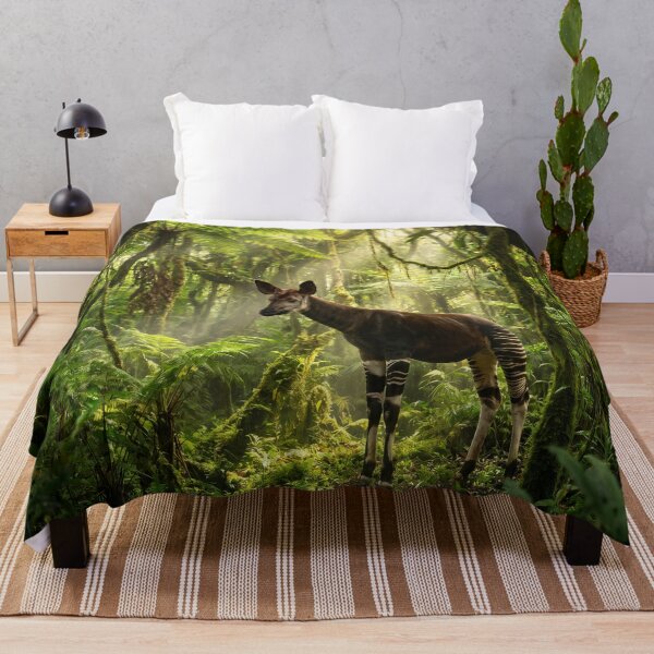 Item preview, Mystic Okapi in the Heart of the Deep Rainforest designed and sold by Quiet life.