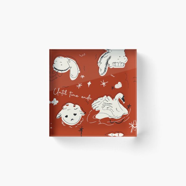 Item preview, Creepy Cute Animal Doodles & Love Notes Pattern designed and sold by RM-Journey.
