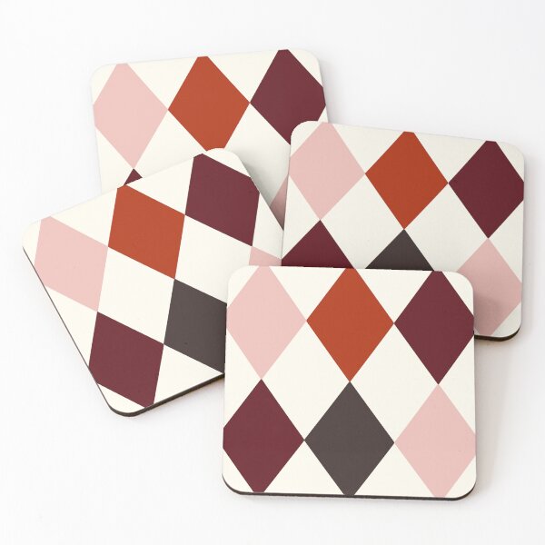 Item preview, Autumnal Dark Academia Harlequin Argyle Pattern designed and sold by RM-Journey.