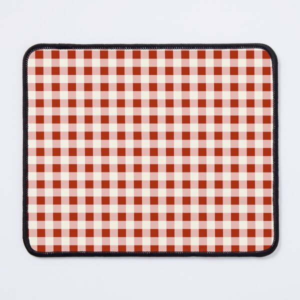 Item preview, Terracotta & Blush Pink Cottagecore Gingham Pattern designed and sold by RM-Journey.