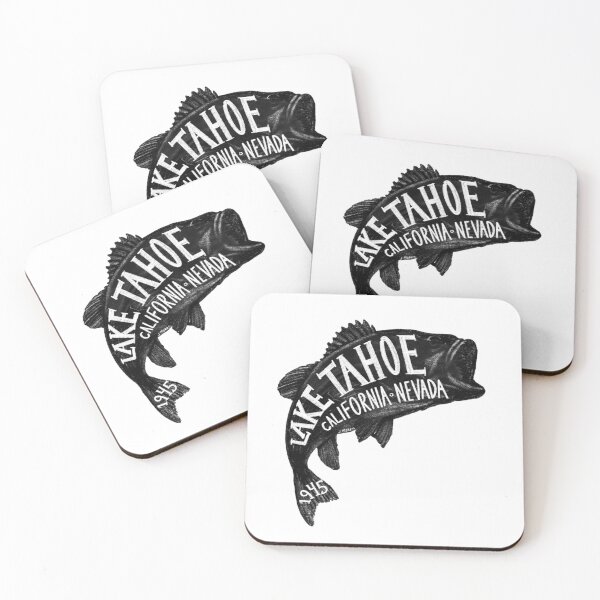 Item preview, Lake Tahoe Fish Label designed and sold by John Morris Illustration.