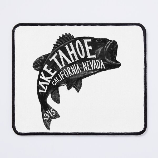Item preview, Lake Tahoe Fish Label designed and sold by John Morris Illustration.