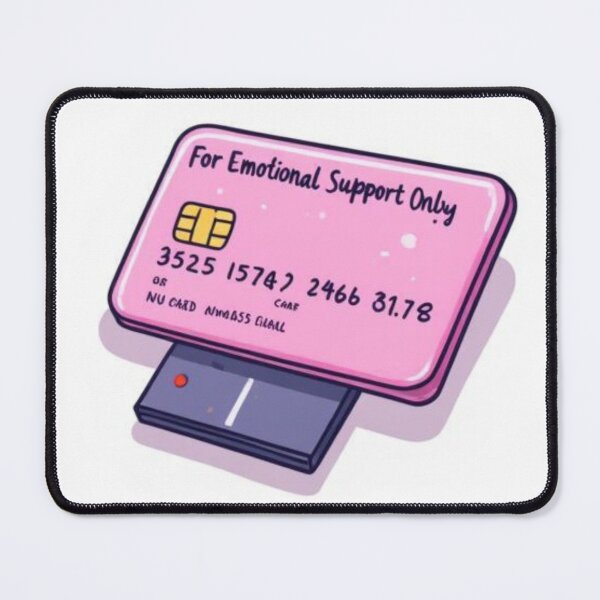 Item preview, Emotional Support Only Card designed and sold by GirlyVision.