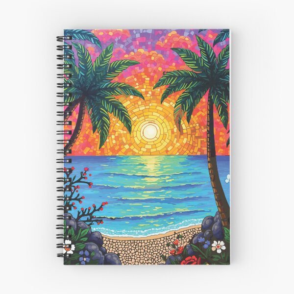 Item preview, Vibrant Biscayne National Park Coral Reef Mosaic Art designed and sold by designmari.
