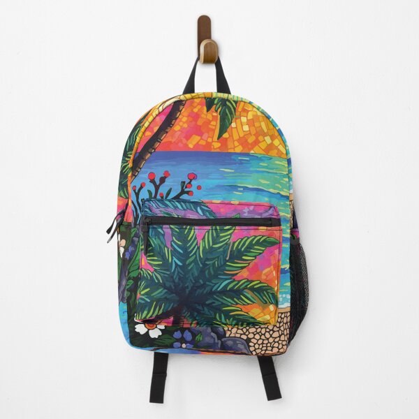 Item preview, Vibrant Biscayne National Park Coral Reef Mosaic Art designed and sold by designmari.