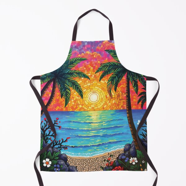 Item preview, Vibrant Biscayne National Park Coral Reef Mosaic Art designed and sold by designmari.