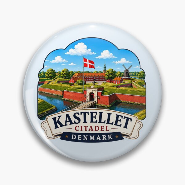 Item preview, Kastellet Citadel, Denmark - Historic Fortress designed and sold by Myra365Art.