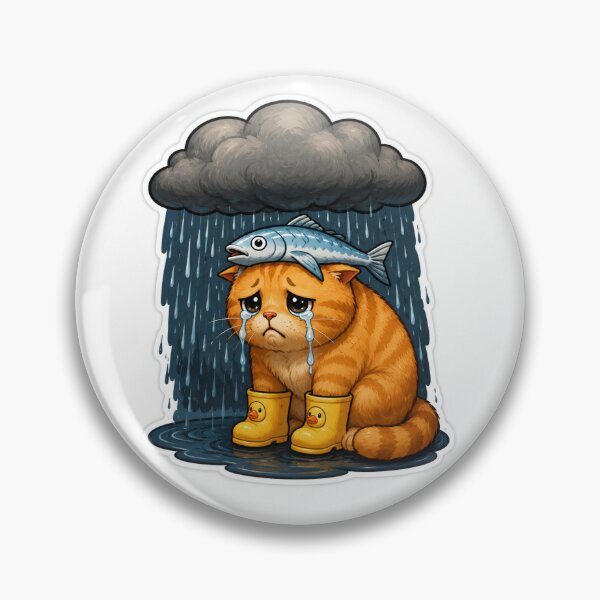 Item preview, Kucing tersedih  designed and sold by Erni  Endah.