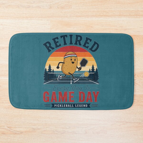 Item preview, Retired Pickleball Legend Funny Potato Player Vintage Sunset designed and sold by bosamji.