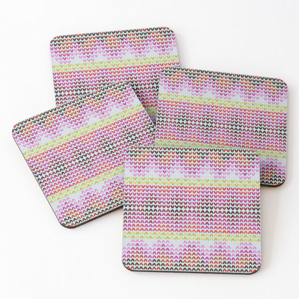 Item preview, Watercolor Heart Parade Pattern designed and sold by Digitara8595.