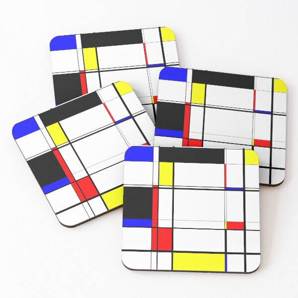 Item preview, Mondrian Inspired Color Block designed and sold by wordznart.
