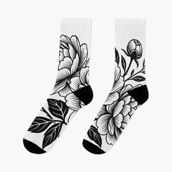 Item preview, Black and White Peony Dreams designed and sold by BrunoLinuxArt.