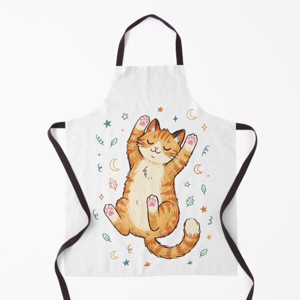 Item preview, Cozy Sleeping Orange Tabby Cat Starry Night Illustration designed and sold by TaiwanMemory.