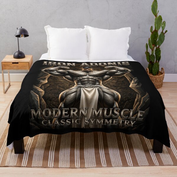 Item preview, Iron Adonis double bi T-shirt-Modern Muscle Classic Symmetry designed and sold by AdrainChilders.