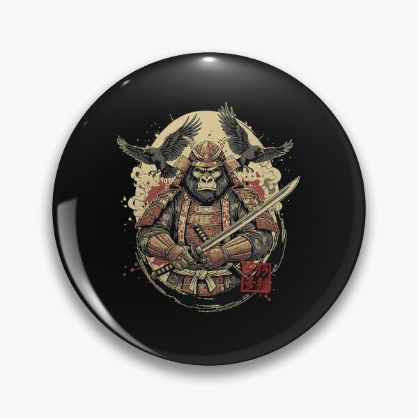 Item preview, Samurai Gorilla Warrior Vintage Graphic Japanese Men designed and sold by Littermin.