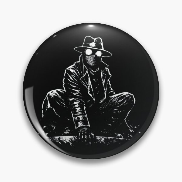Item preview, Black White Noir Web Detective Classic T-Shirt designed and sold by MichaelAdamArt.