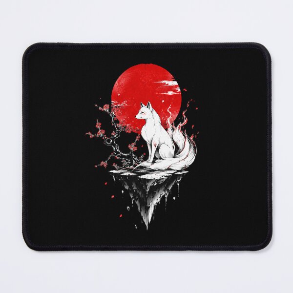 Item preview, Spirit Kitsune Under the Crimson Moon designed and sold by DogLord.