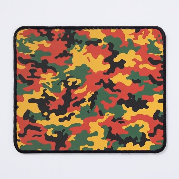 Item preview, Red Gold Green Black Abstract Camo Design designed and sold by Swanny's Custom T-shirt and Gift Designs.