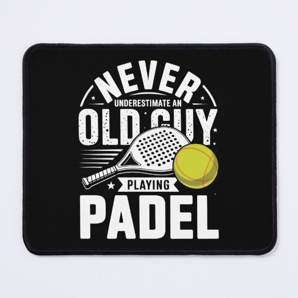 Item preview, Never Underestimate An Old Man With A Padel Funny Retro Padel Player  designed and sold by Zizo-DR44.