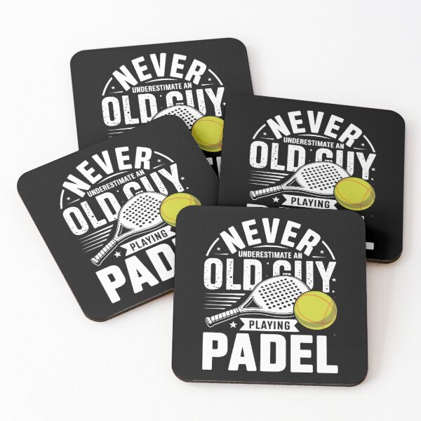 Item preview, Never Underestimate An Old Man With A Padel Funny Retro Padel Player  designed and sold by Zizo-DR44.