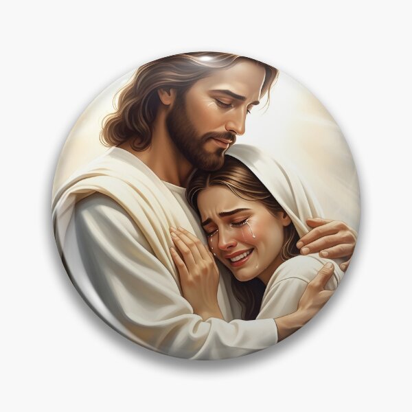 Item preview, Jesus Embracing Crying Woman designed and sold by RRRShop.
